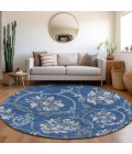Addison Chantille ACN762-Blue 8 ft. X 8 ft. Round Rug