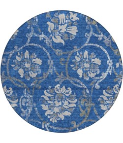 Addison Chantille ACN762-Blue 8 ft. X 8 ft. Round Rug