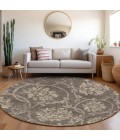 Addison Chantille ACN762-Brown 8 ft. X 8 ft. Round Rug