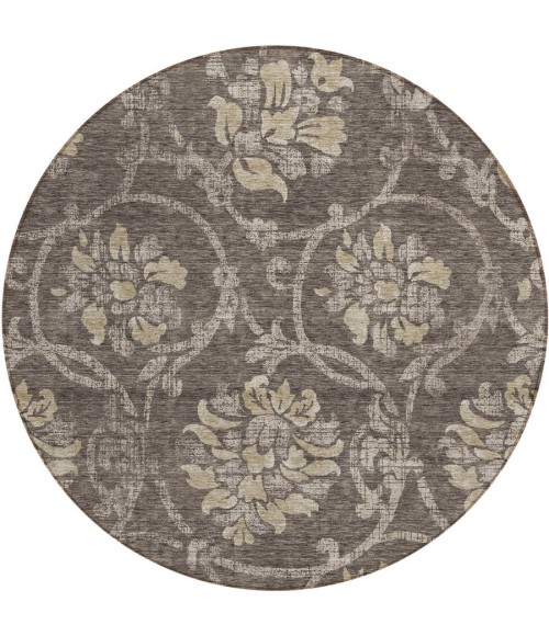 Addison Chantille ACN762-Brown 8 ft. X 8 ft. Round Rug