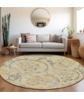 Addison Chantille ACN762-Gold 8 ft. X 8 ft. Round Rug