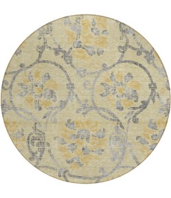 Addison Chantille ACN762-Gold 8 ft. X 8 ft. Round Rug