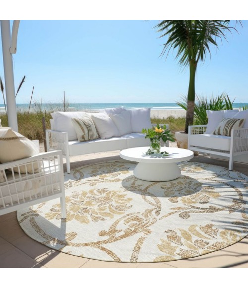 Addison Chantille ACN762-Ivory 8 ft. X 8 ft. Round Rug