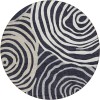 Addison Chantille ACN765-Black 8 ft. X 8 ft. Round Rug