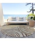 Addison Chantille ACN765-Brown 8 ft. X 8 ft. Round Rug