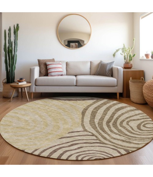 Addison Chantille ACN765-Brown 8 ft. X 8 ft. Round Rug