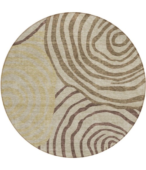 Addison Chantille ACN765-Brown 8 ft. X 8 ft. Round Rug