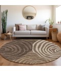 Addison Chantille ACN765-Fudge 8 ft. X 8 ft. Round Rug