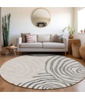 Addison Chantille ACN765-Gray 8 ft. X 8 ft. Round Rug