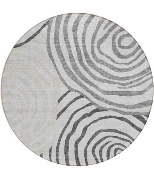 Addison Chantille ACN765-Gray 8 ft. X 8 ft. Round Rug