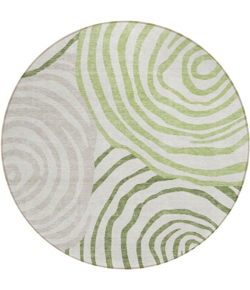 Addison Chantille ACN765-Green 8 ft. X 8 ft. Round Rug