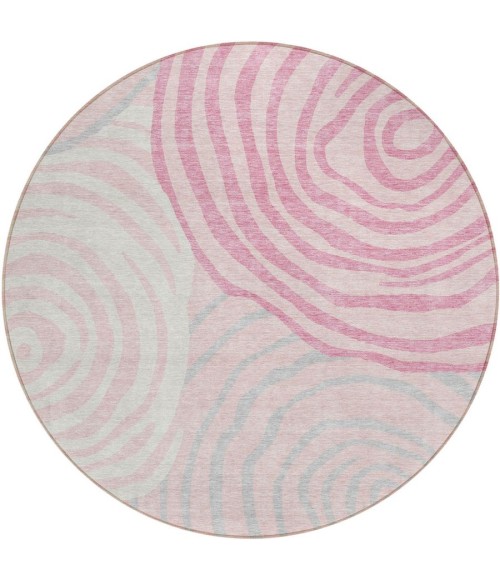 Addison Chantille ACN765-Pink 8 ft. X 8 ft. Round Rug