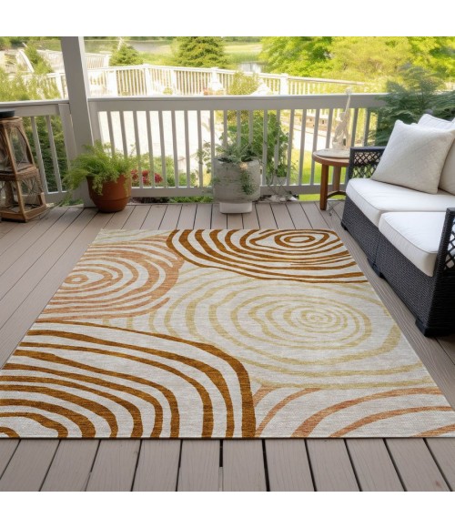 Addison Chantille ACN765-Terracotta 5 ft. X 7 ft. 6 in. Rectangle Rug