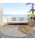 Addison Chantille ACN765-Terracotta 8 ft. X 8 ft. Round Rug