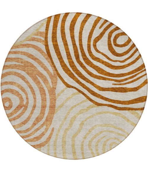 Addison Chantille ACN765-Terracotta 8 ft. X 8 ft. Round Rug