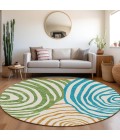 Addison Chantille ACN765-White 8 ft. X 8 ft. Round Rug