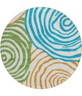 Addison Chantille ACN765-White 8 ft. X 8 ft. Round Rug