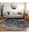 Addison Chantille ACN768-Black 8 ft. X 8 ft. Round Rug