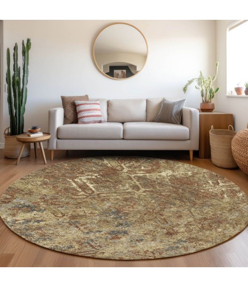 Addison Chantille ACN768-Brown 8 ft. X 8 ft. Round Rug