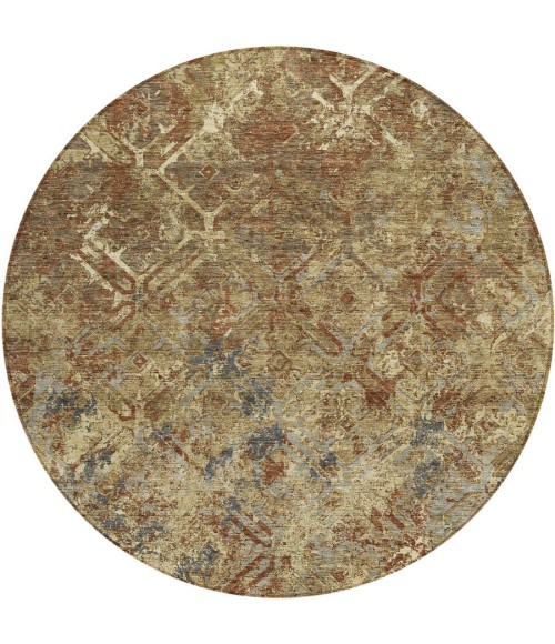 Addison Chantille ACN768-Brown 8 ft. X 8 ft. Round Rug