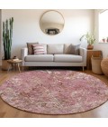 Addison Chantille ACN768-Pink 8 ft. X 8 ft. Round Rug