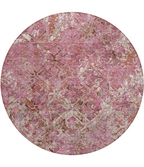 Addison Chantille ACN768-Pink 8 ft. X 8 ft. Round Rug