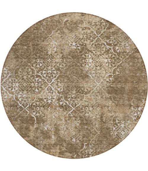 Addison Chantille ACN769-Brown 8 ft. X 8 ft. Round Rug