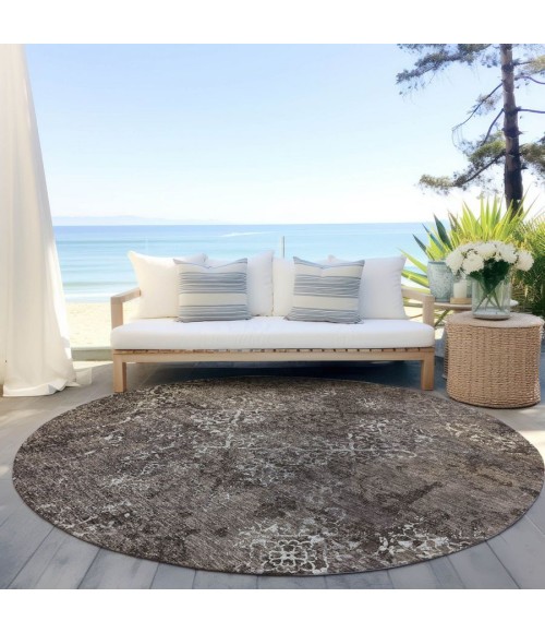 Addison Chantille ACN769-Fudge 8 ft. X 8 ft. Round Rug