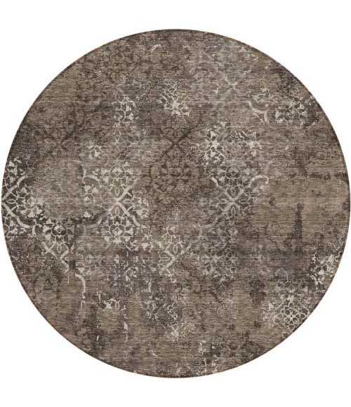 Addison Chantille ACN769-Fudge 8 ft. X 8 ft. Round Rug