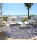 Addison Chantille ACN771-Eggplant 8 ft. X 8 ft. Round Rug