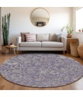 Addison Chantille ACN771-Eggplant 8 ft. X 8 ft. Round Rug