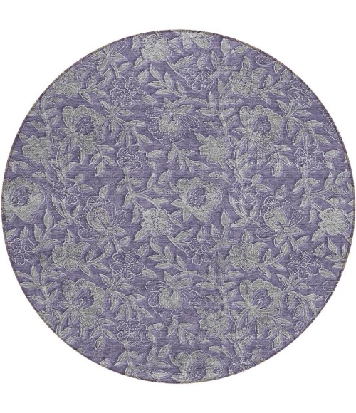 Addison Chantille ACN771-Eggplant 8 ft. X 8 ft. Round Rug