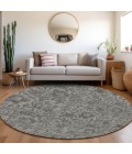 Addison Chantille ACN771-Gray 8 ft. X 8 ft. Round Rug