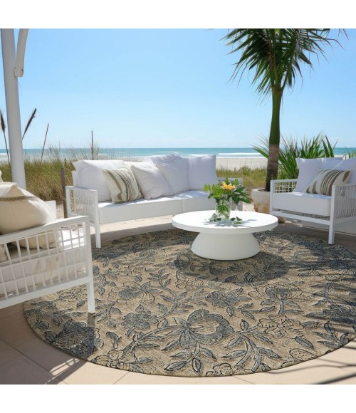 Addison Chantille ACN771-Khaki 8 ft. X 8 ft. Round Rug
