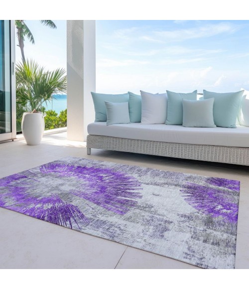 Addison Chantille ACN773-Purple 5 ft. X 7 ft. 6 in. Rectangle Rug