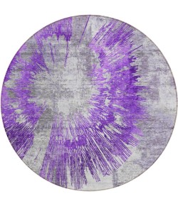 Addison Chantille ACN773-Purple 8 ft. X 8 ft. Round Rug