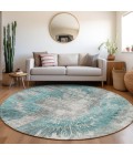 Addison Chantille ACN773-Teal 8 ft. X 8 ft. Round Rug