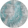 Addison Chantille ACN773-Teal 8 ft. X 8 ft. Round Rug