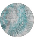 Addison Chantille ACN773-Teal 8 ft. X 8 ft. Round Rug