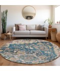 Addison Chantille ACN774-Blue 8 ft. X 8 ft. Round Rug