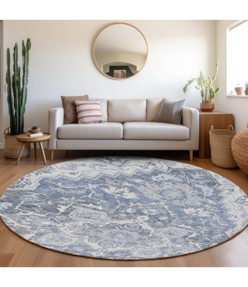 Addison Chantille ACN774-Denim 8 ft. X 8 ft. Round Rug
