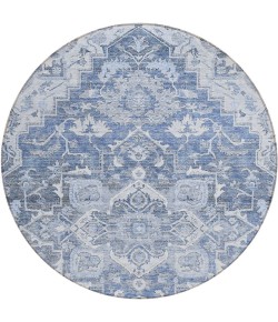 Addison Chantille ACN774-Denim 8 ft. X 8 ft. Round Rug