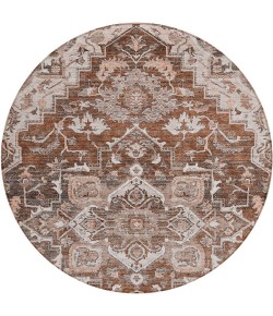 Addison Chantille ACN774-Terracotta 8 ft. X 8 ft. Round Rug