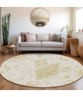 Addison Chantille ACN776-Beige 8 ft. X 8 ft. Round Rug