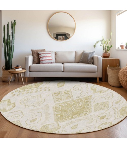 Addison Chantille ACN776-Beige 8 ft. X 8 ft. Round Rug