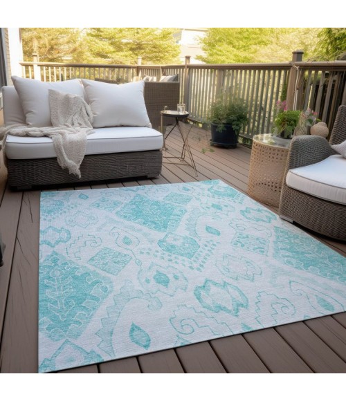 Addison Chantille ACN776-Teal 8 ft. X 10 ft. Rectangle Rug