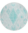 Addison Chantille ACN776-Teal 8 ft. X 8 ft. Round Rug