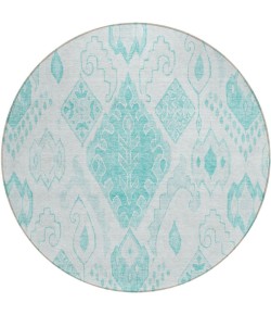 Addison Chantille ACN776-Teal 8 ft. X 8 ft. Round Rug