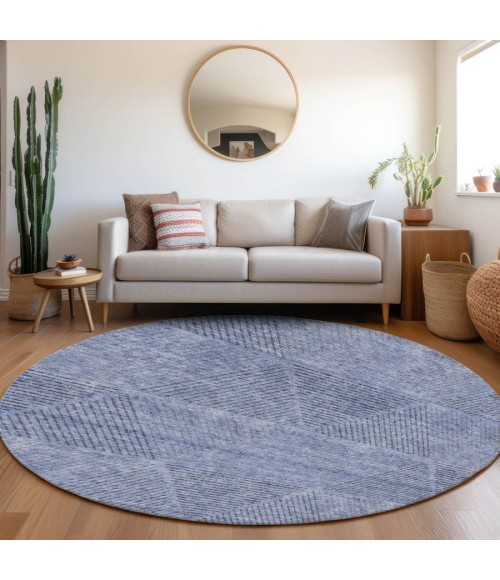 Addison Chantille ACN777-Blue 8 ft. X 8 ft. Round Rug
