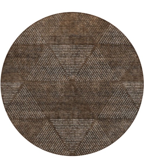 Addison Chantille ACN777-Brown 8 ft. X 8 ft. Round Rug